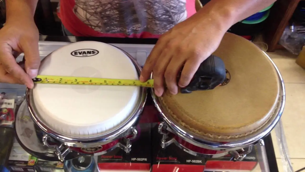 como medir y saber que medida son de baterias instrumento - Cómo saber de cuántas pulgadas es el parche de batería