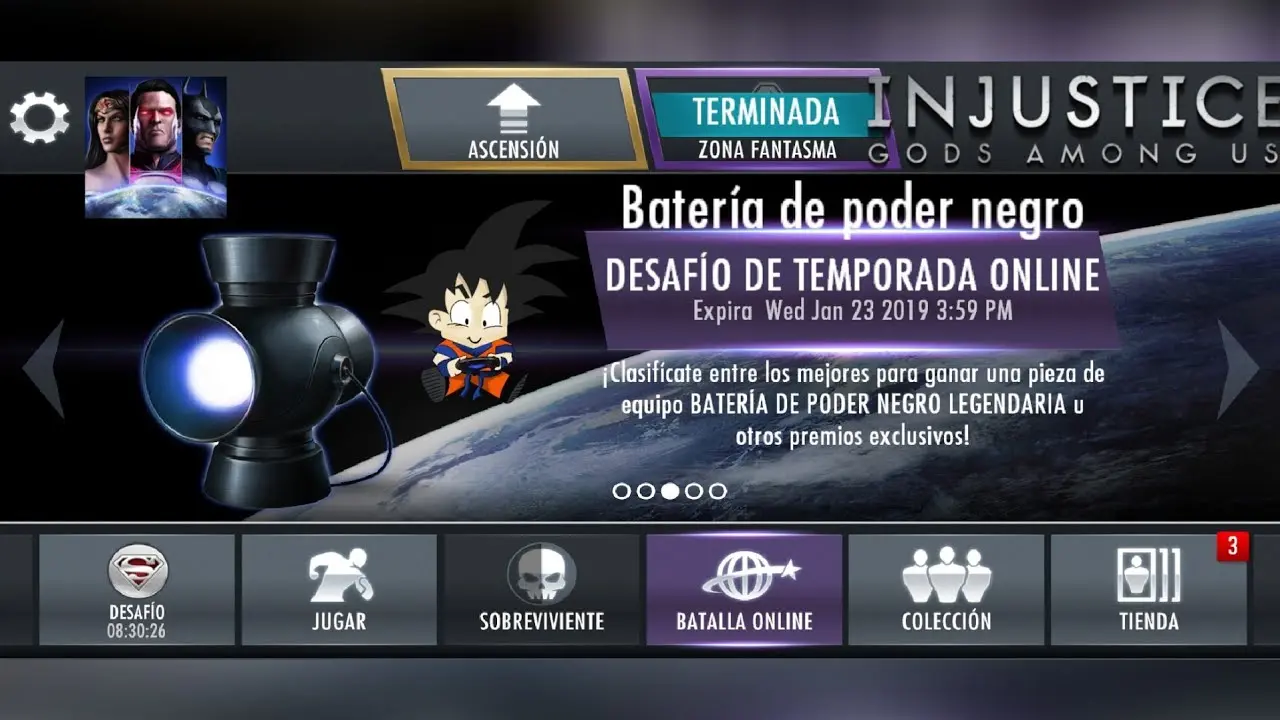 bateria de poder negro injustice - Quién es el villano de Injustice